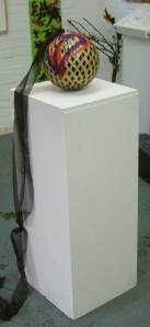 Fool's Gold (found objects.spray paint tag - Sean Worrall, 2012)