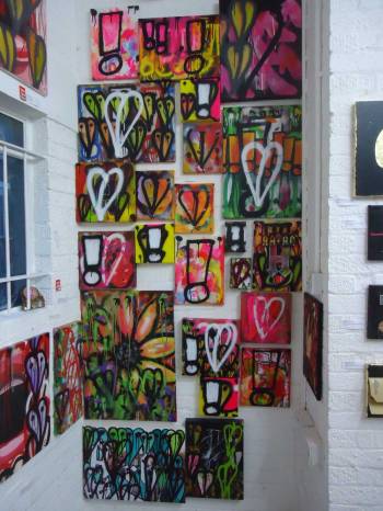 MY WALL SPACE AT CULTIVATE EVOLVED, JAN 2014