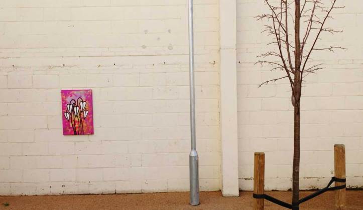 "Sometimes They Have Thorn (part 23)". March 2016, acrylic on canvas, 50cm x 75cm