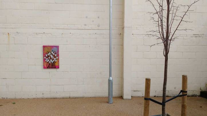 "Sometimes They Have Thorn (part 24)". March 2016, acrylic on canvas, 50cm x 75cm