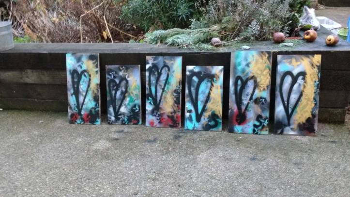 #43ArtDrop, December 2016, the first six parts