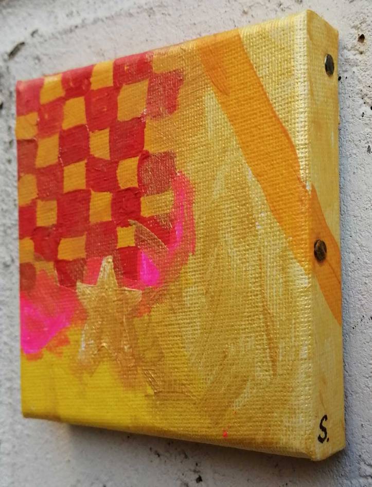 "Ten:118 (Next)" - 6th November 2020 - Acrylic on canvas, 10x10x1cm